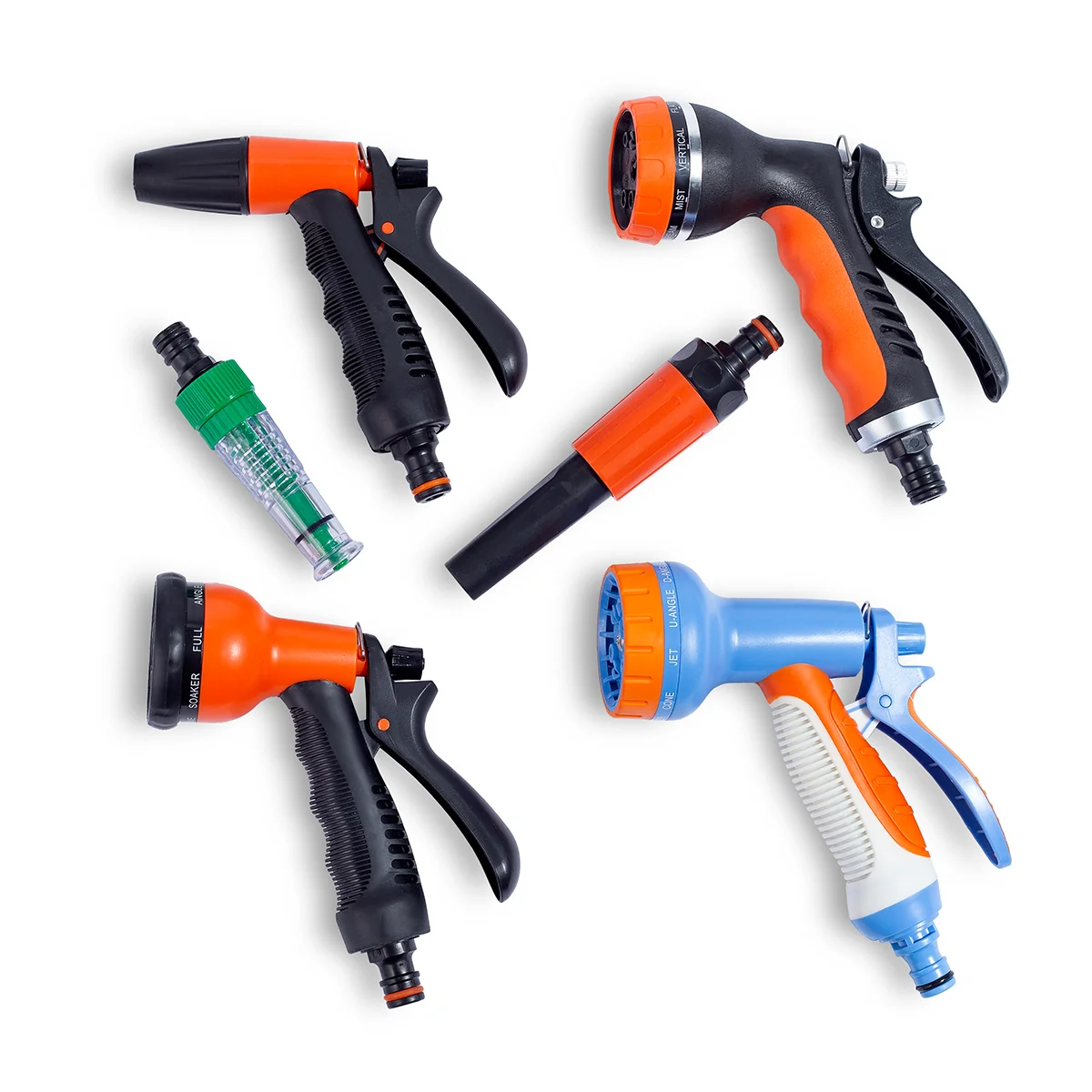 Поливальні пістолети й брандспойти