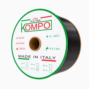 Лента капельного полива KOMPO | дл.2000м | шаг 30см | 1,38л/ч | 8mil