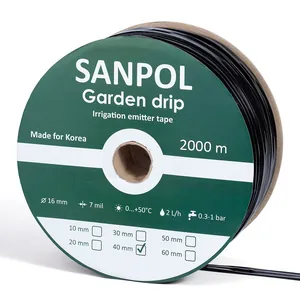 Лента капельного полива GARDEN DRIP | дл.2000м | шаг 15см | 1,38л/ч | 8mil