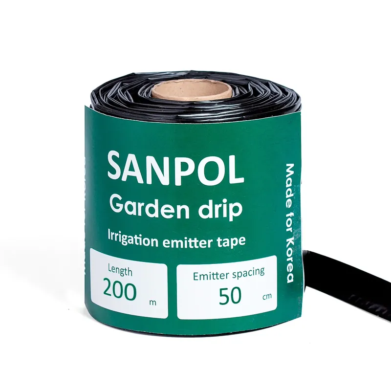 Стрічка крапельного поливу GARDEN DRIP | довж.200м | крок 40см | 1,38л/год | 8mil