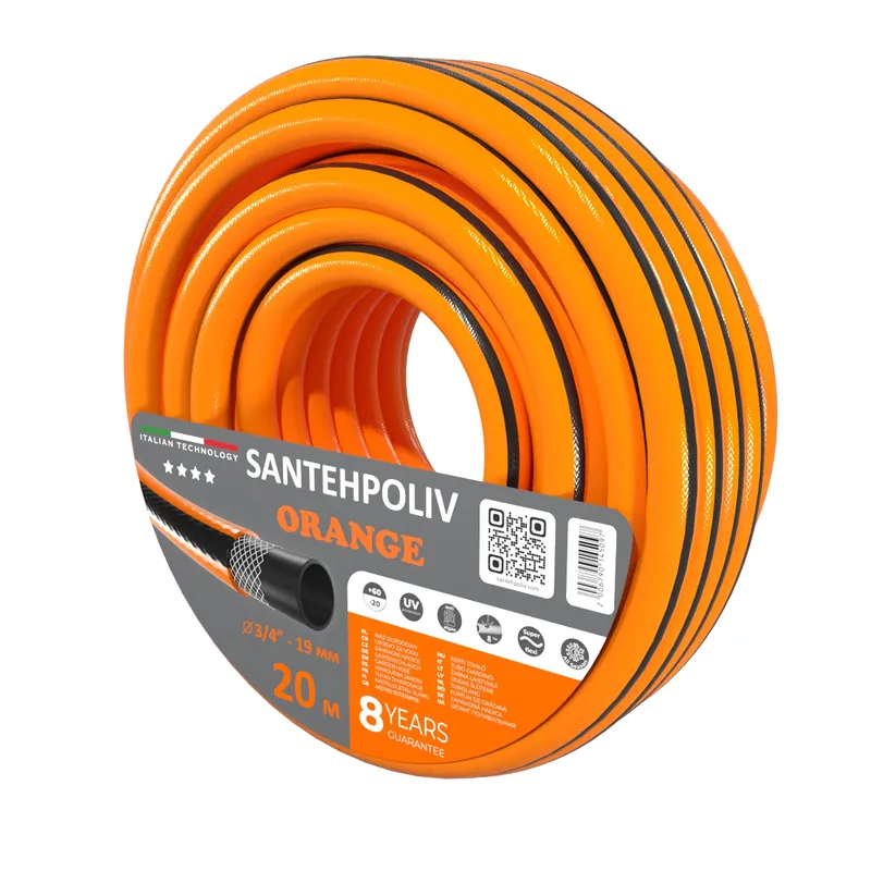 Шланг для поливу | Santehpoliv | ORANGE | 20 м x 3/4"
