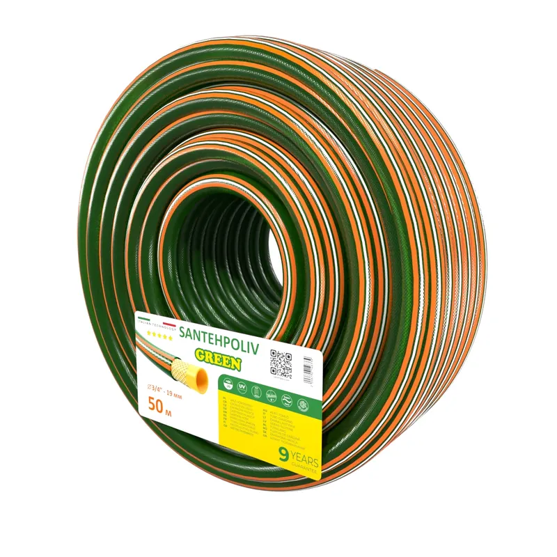 Шланг для поливу | Santehpoliv | GREEN | 50 м x 3/4"