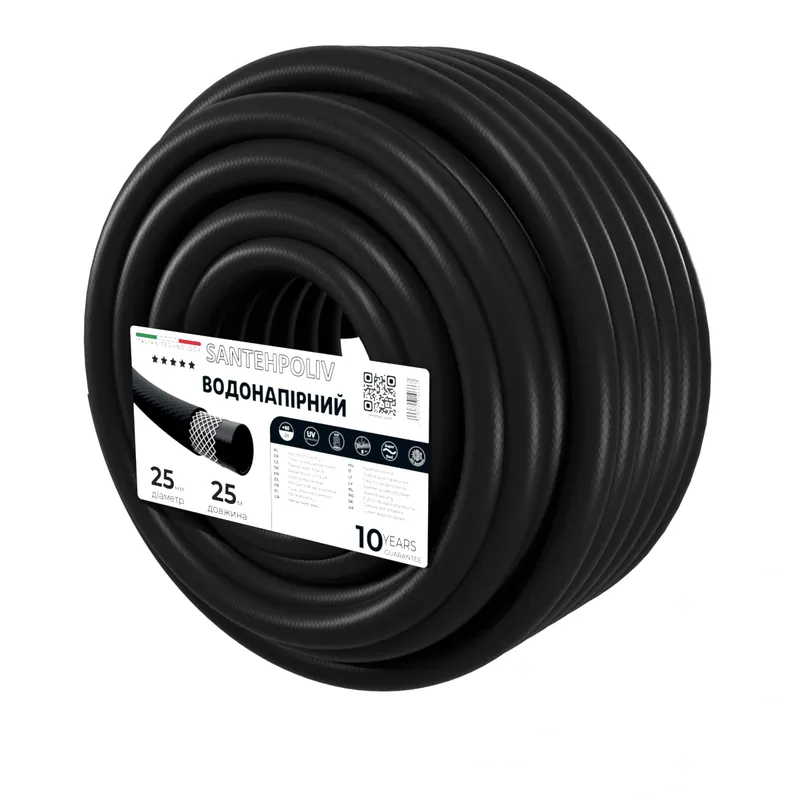 Шланг водонапірний | Santehpoliv | 25 мм x 25 м